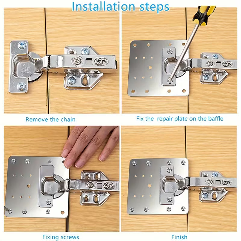 TeknoFix™ – Kit de reparare pentru balamale (set 10 buc.)